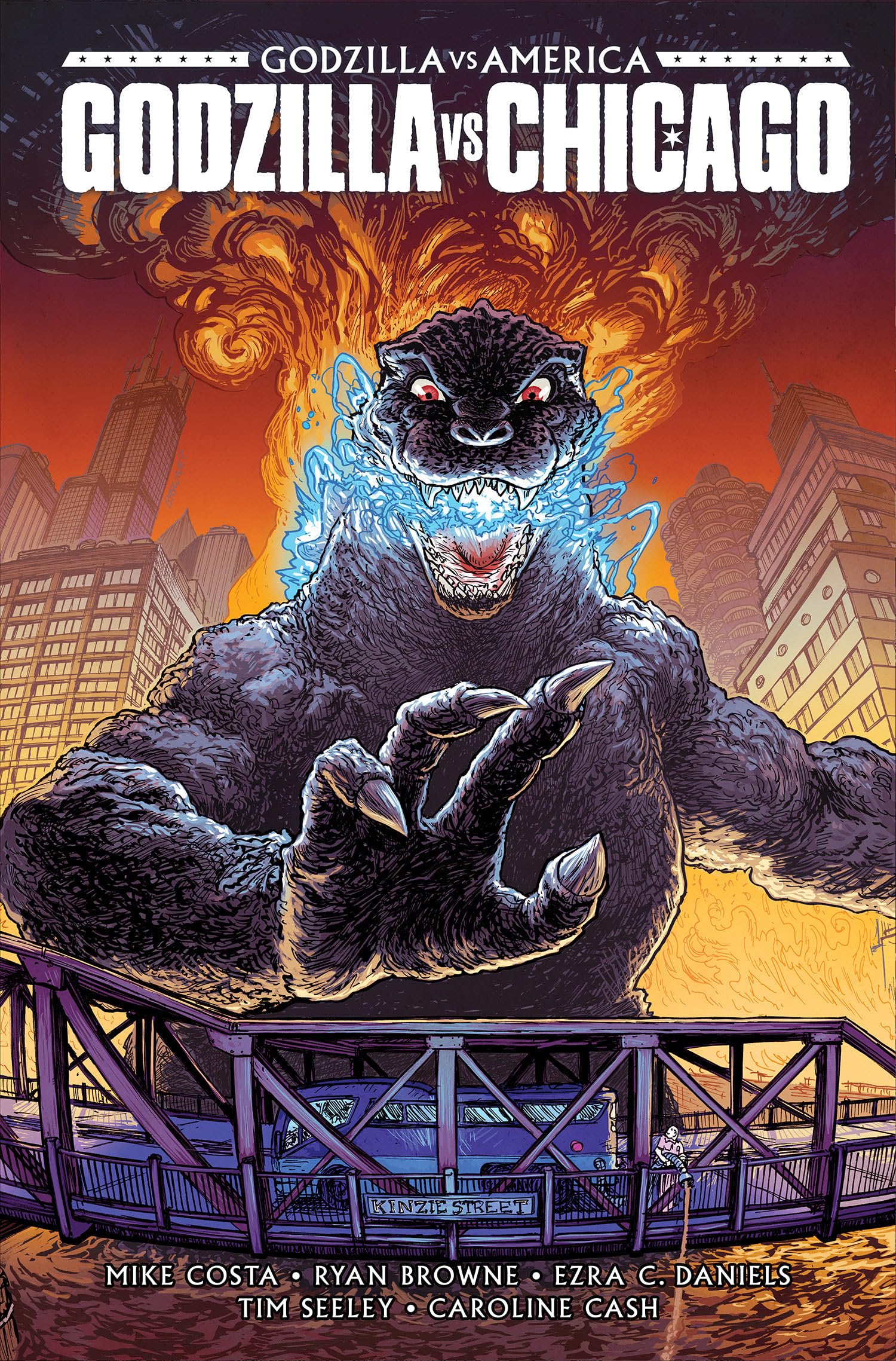 Godzilla Vs. America Chicago by Mike Costa HARDBACK 9798887244358
