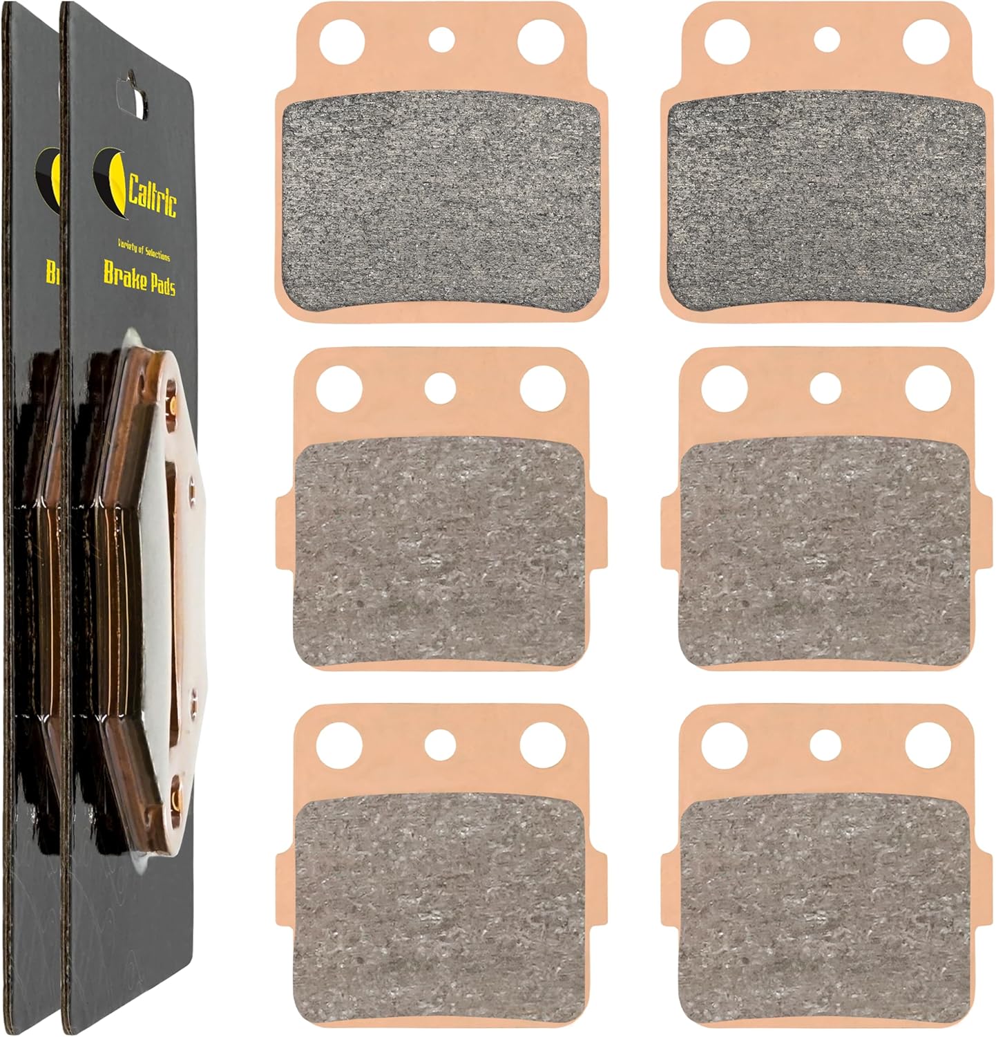 Caltric Front Rear Brake Pads Compatible with Suzuki Ltz400 Lt-Z400 Quadsport 400 2003 2004 2005 2006-2009
