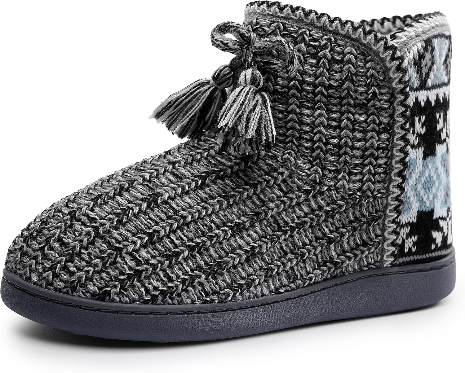 MIXIN Womens Cozy Bootie Slippers Winter Anti-Slip Home Slippers Boots Indoor Outdoor Shoes MIXIN Womens Cozy Bootie Slippers Winter Anti-Slip Home Slippers Boots Indoor Outdoor Shoes