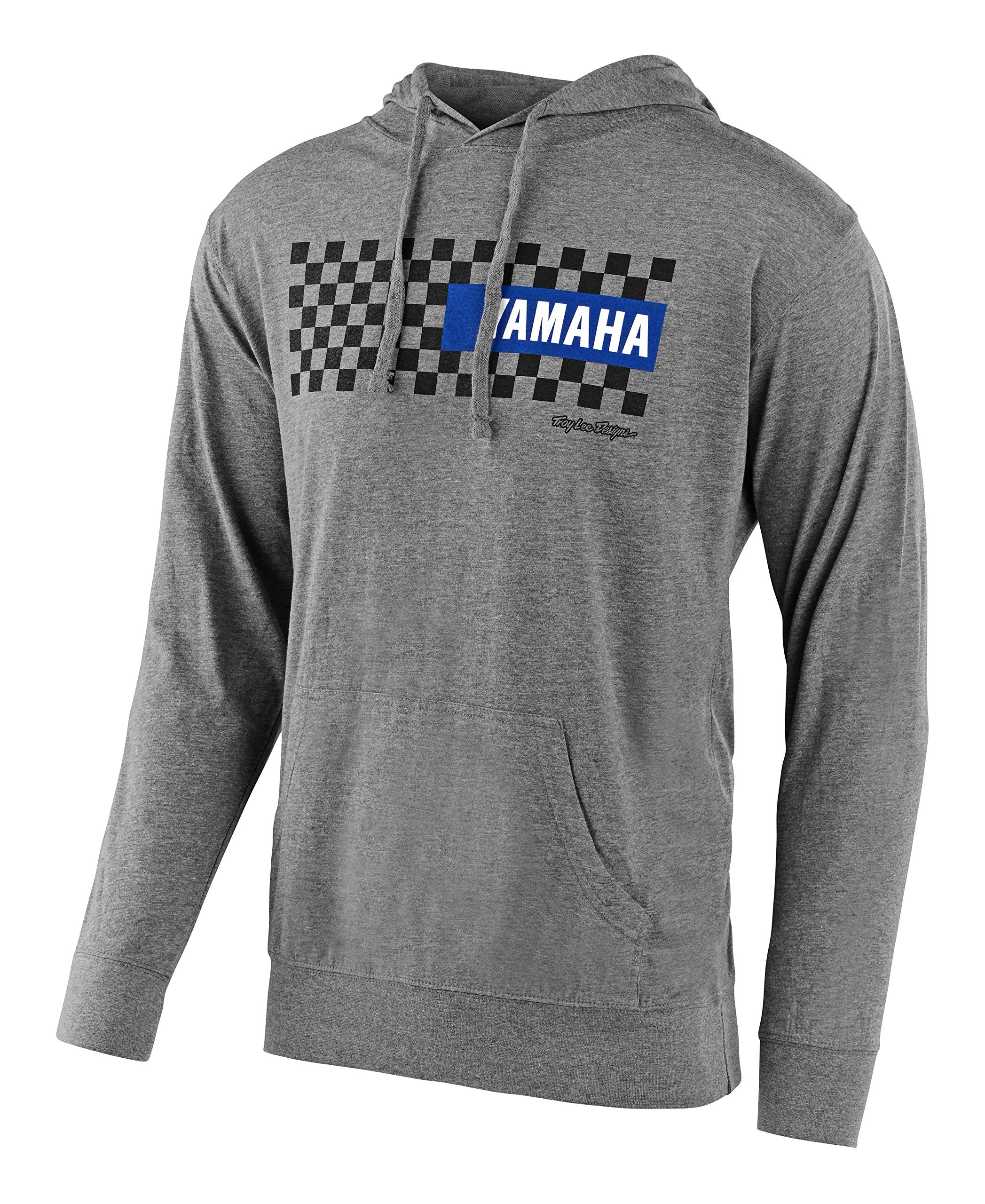 Troy Lee Designs Yamaha Checkers Hoody (SMALL) (CHARCOAL HEATHER)