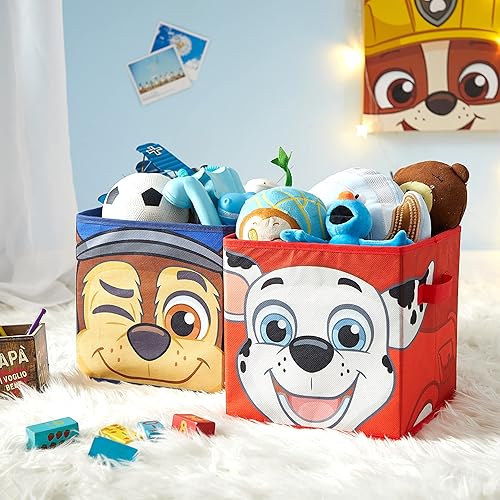 Miniatura 31 de Idea Nuova Marvel Spidey and His Amazing Friends - Juego de dos espaciosos cubos de almacenamiento plegables, 10 x 10 pulgadas Spidey y sus