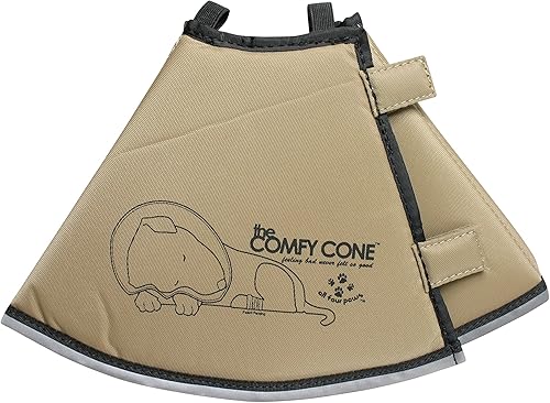 Miniatura 1 de All Four Paws The Comfy Cone Cuello de recuperación para mascotas, Bronceado