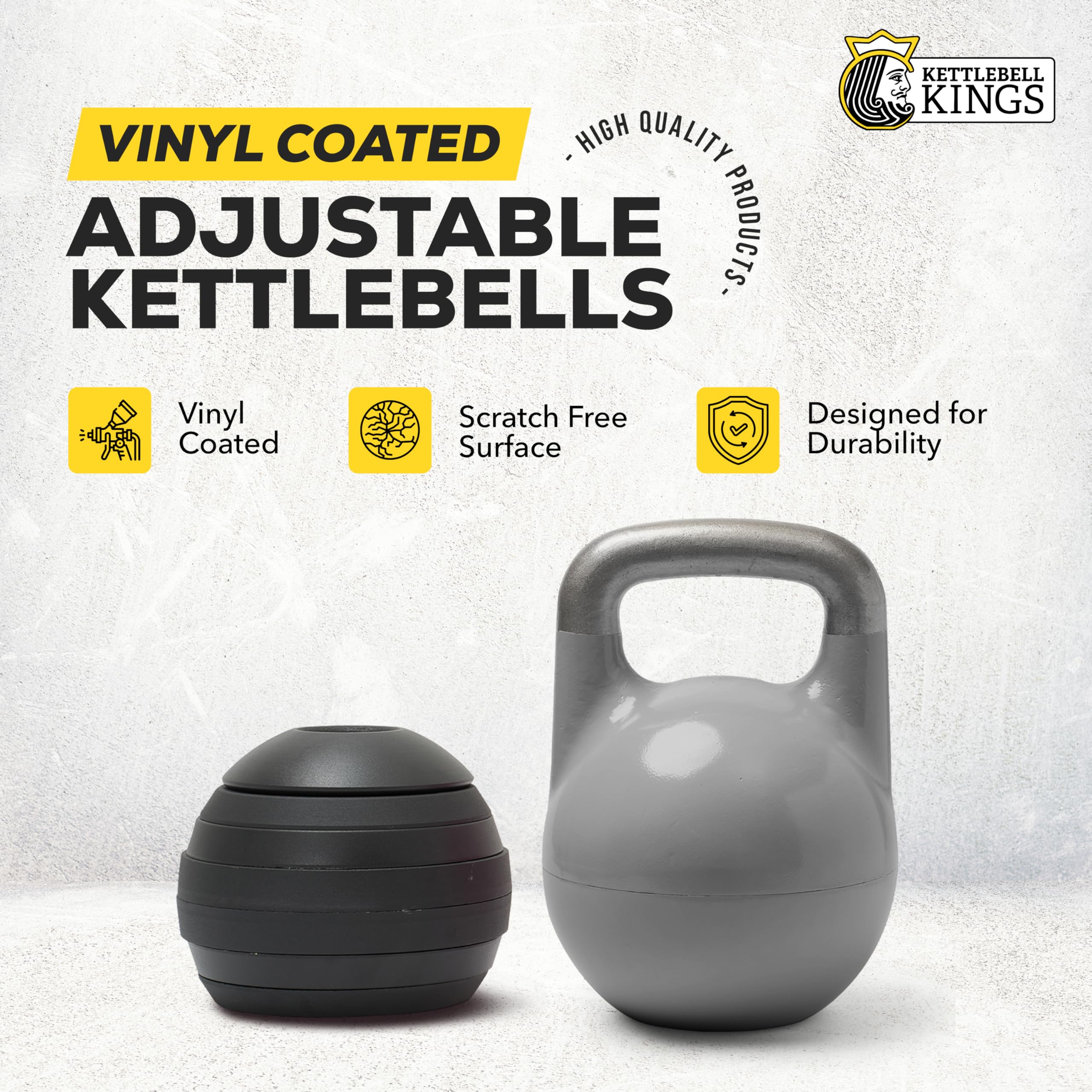 Amazon | Kettlebell Kings(ケトルベルキングス) 12~32kg 調節可能な