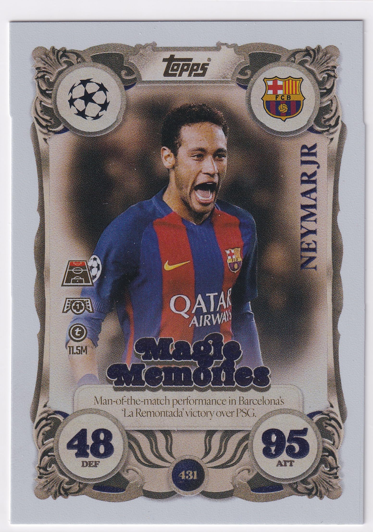 Match Attax 2025 2026 Magic Memories Trading Card S You