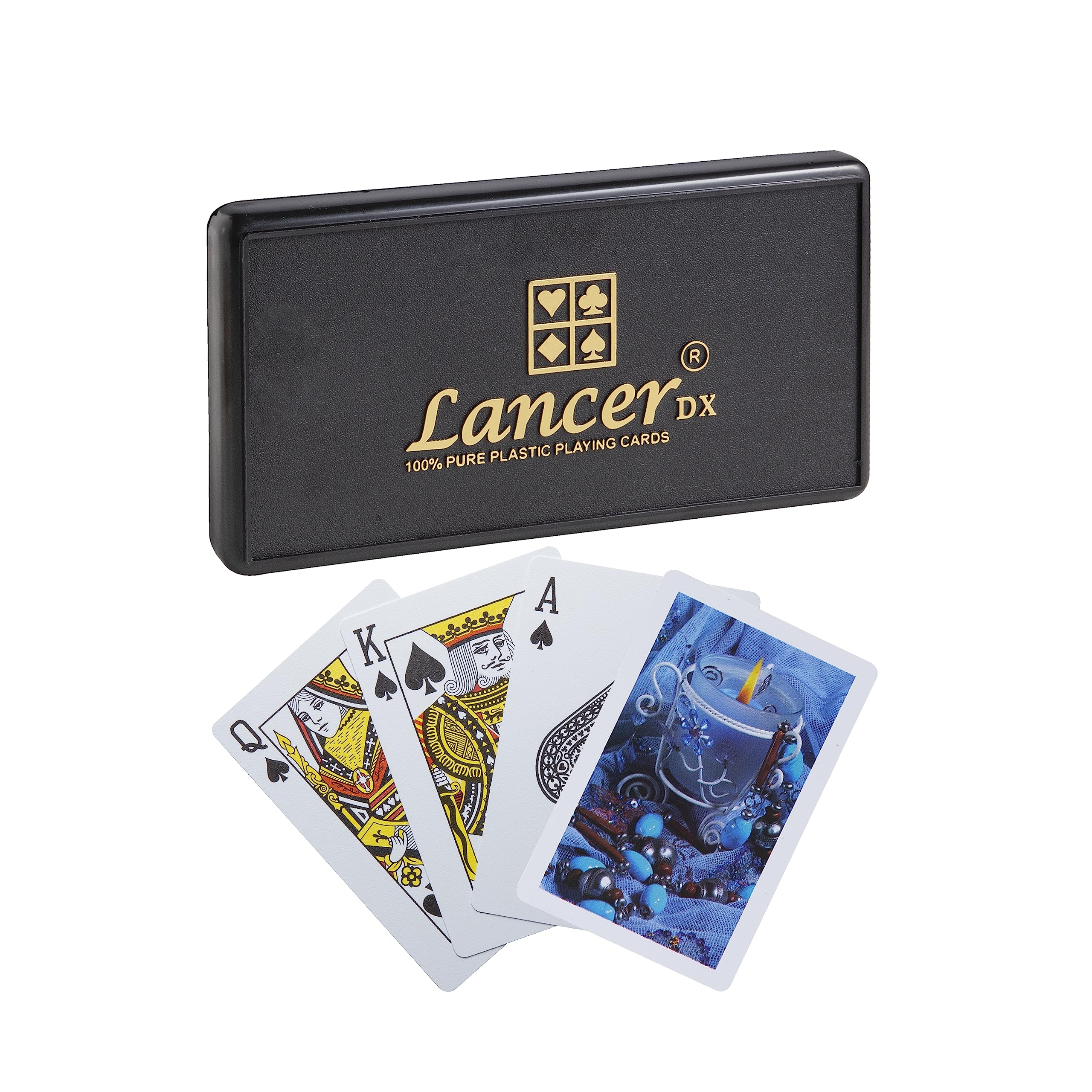 PLAYING CARDS PLATE 3枚セット LANCER DX Plastic Playing Cards (Set of 3), Bridge Size