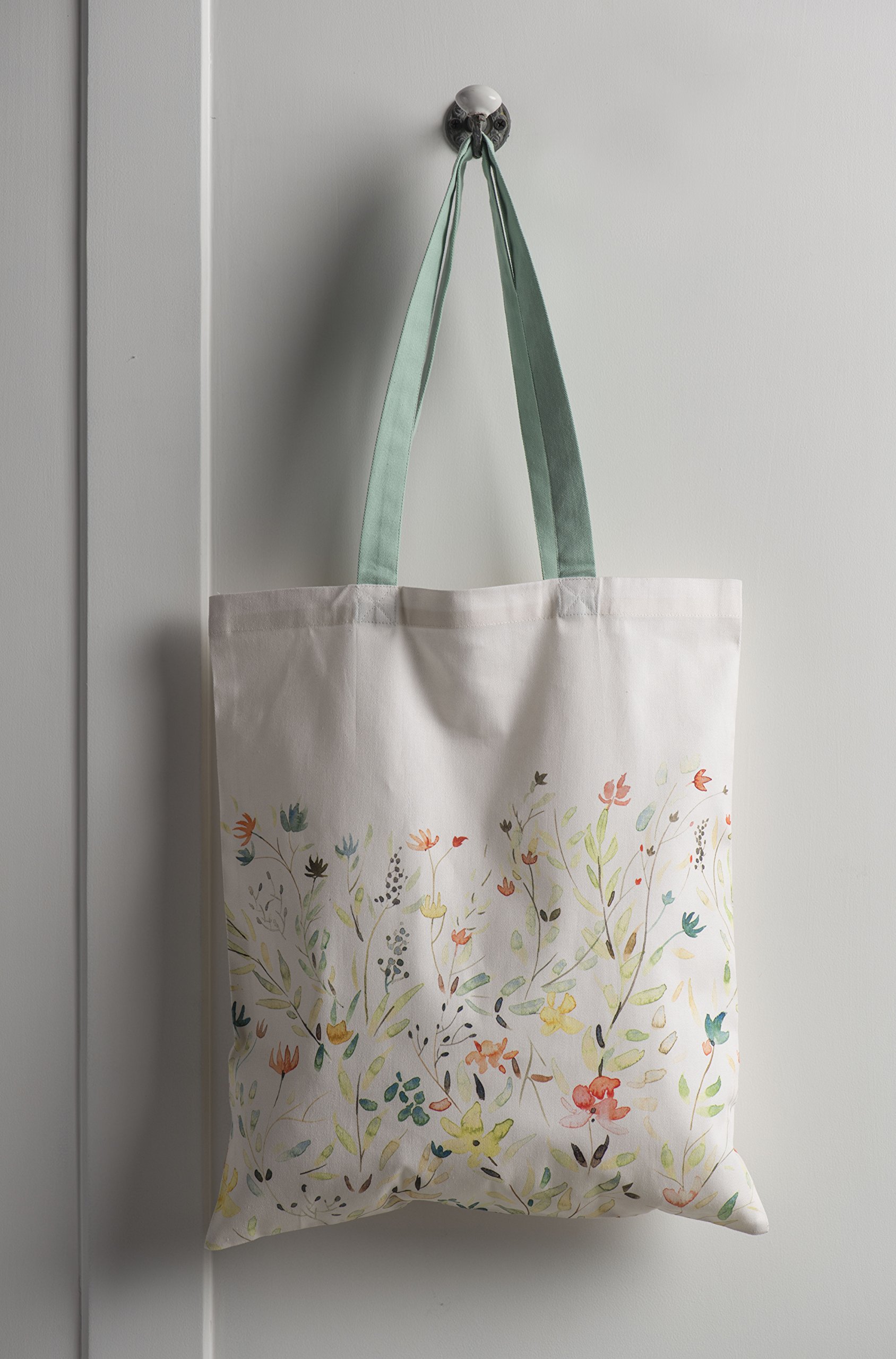 Sac Fourre-tout Fait Main 100 % Coton, Sacs Réutilisables En Coton Pour Le Shopping, Le Livre, Les Voyages, BLANC