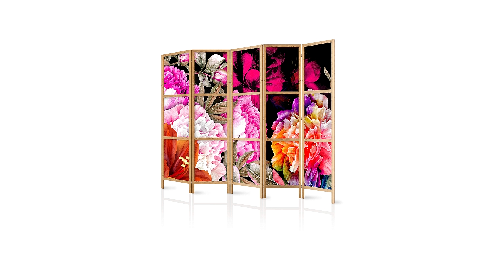 パーテーション　（薔薇） Amazon.com - artgeist Japanese Room Divider XXL Flowers 90 x