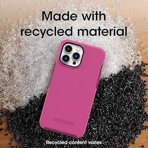 Miniatura 7 de OtterBox iPhone 13 Pro Max y iPhone 12 Pro Max (solamente) - Funda de la serie Symmetry - Rosa renacentista - Ultra elegante - Compatible con carga