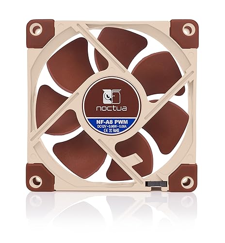 Miniatura 4 de Noctua NF-A8 PWM, ventilador silencioso premium, 4 pines (3.150 in, marrón) (paquete de 4)