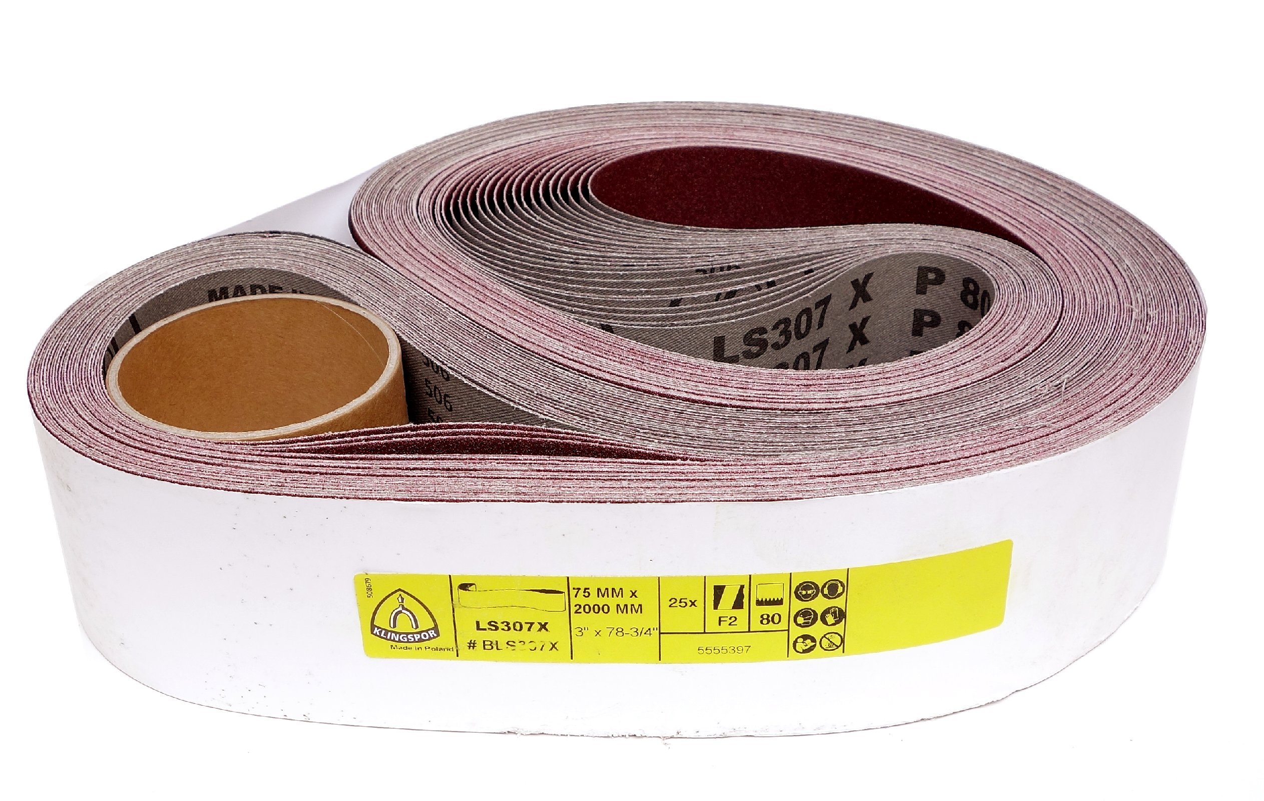Güde Lot De 3 Bandes Abrasives 915 X 100 Mm K60 K80 K100