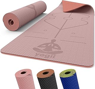 Tapetes de yoga Yogii Esterilla de Yoga 6 mm Antideslizante Esterilla Fitness de TPE para