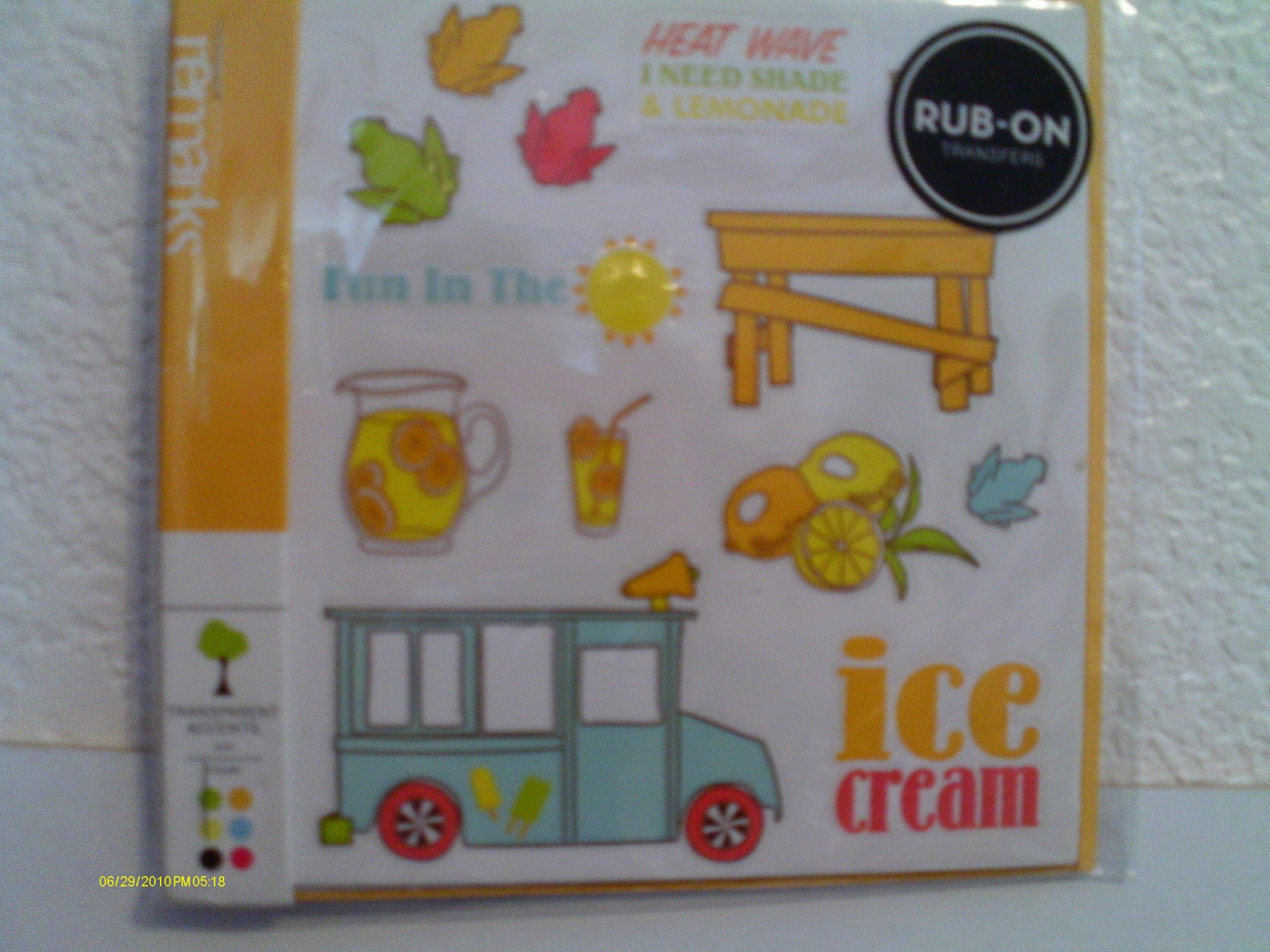 – Transparent Accents Sun Rub-on Transfers