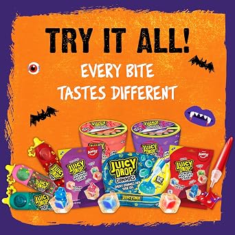 Juicy Drop Gummy Dip 'N Stix - 8 Ct Sweet Gummy Candy & Sour Candy