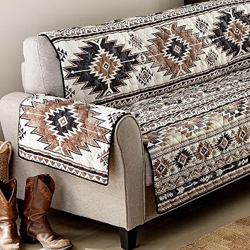Black Forest Decor Canyon Southwest Loveseat Cover - Thumbnail 2