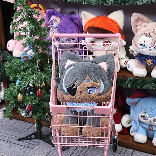Miniatura 5 de PlushShop Meow Meow Family, lindo animal de peluche, suave y tierno Kaeyameow Anime Plush Regalos para niños y niñas