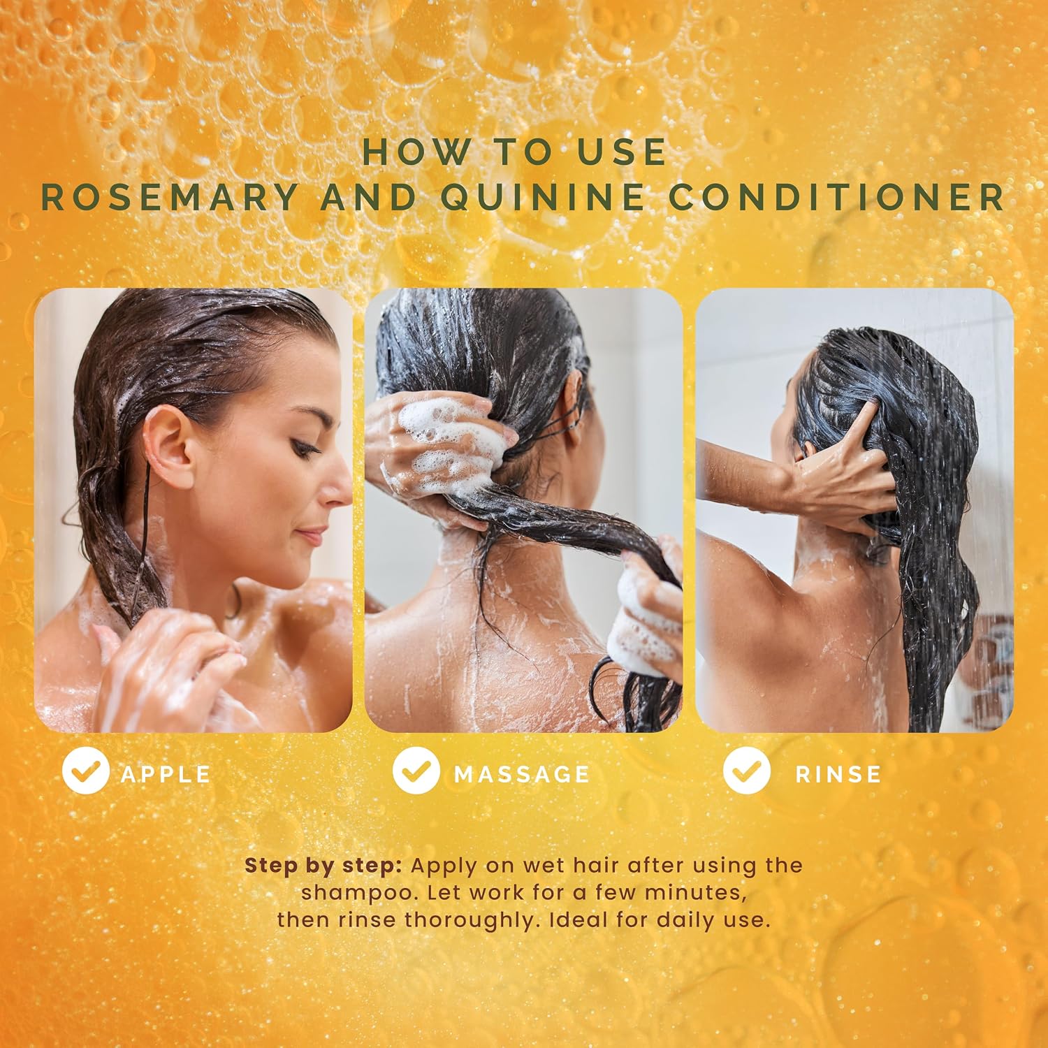 Pili Natural Rosemary and Quinine Conditioner - Romero y Quina Balsamo - Strengthen hair follicles, Prevents Hair Loss and Helps to Improve Growth. (Pack of 2)