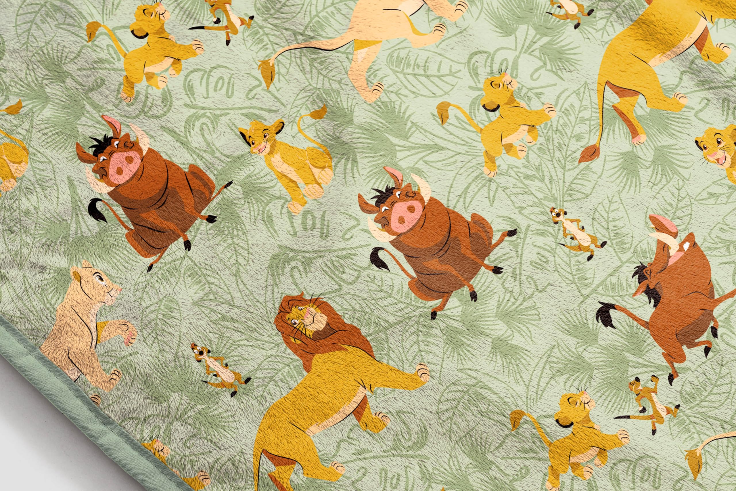 Disney - Coperta in pile super morbido e leggero, motivo: Re Leone, misure 101,2 x 127,2 cm, con Simba