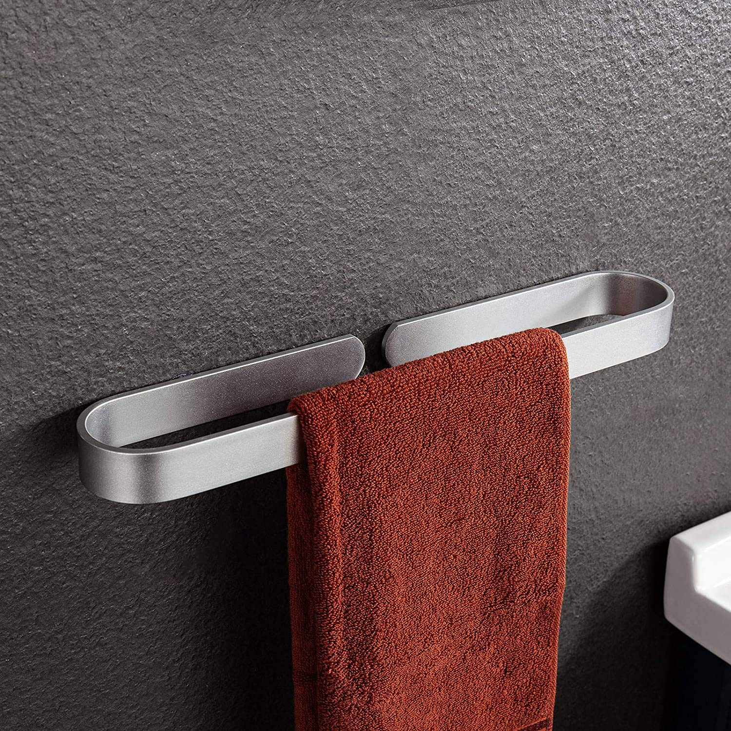 Porte-serviettes sans perçage pour fixer au mur sans abîmer le carrelage