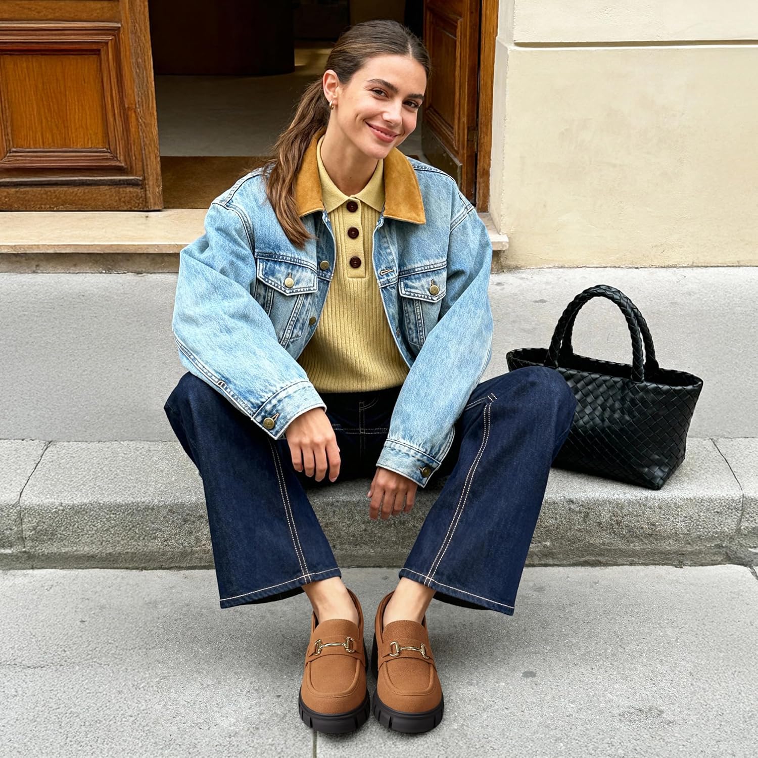 DREAM PAIRS Women's Platform Chunky Loafers - Image 2