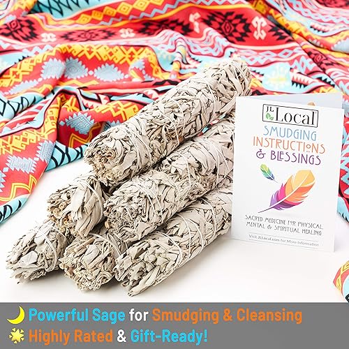 Miniatura 7 de Paquete de 100 varillas de incienso de salvia blanca de 9 pulgadas para limpieza, purificación, curación, meditación, yoga, bendición