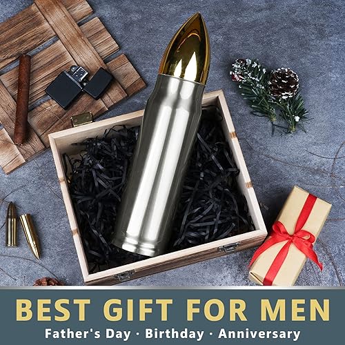 Vista 39 de Regalos de cumpleaños para hombres, papá y él, vaso de acero inoxidable fresco de 17 onzas, regalos únicos de caza, cumpleaños, aniversario, regalos