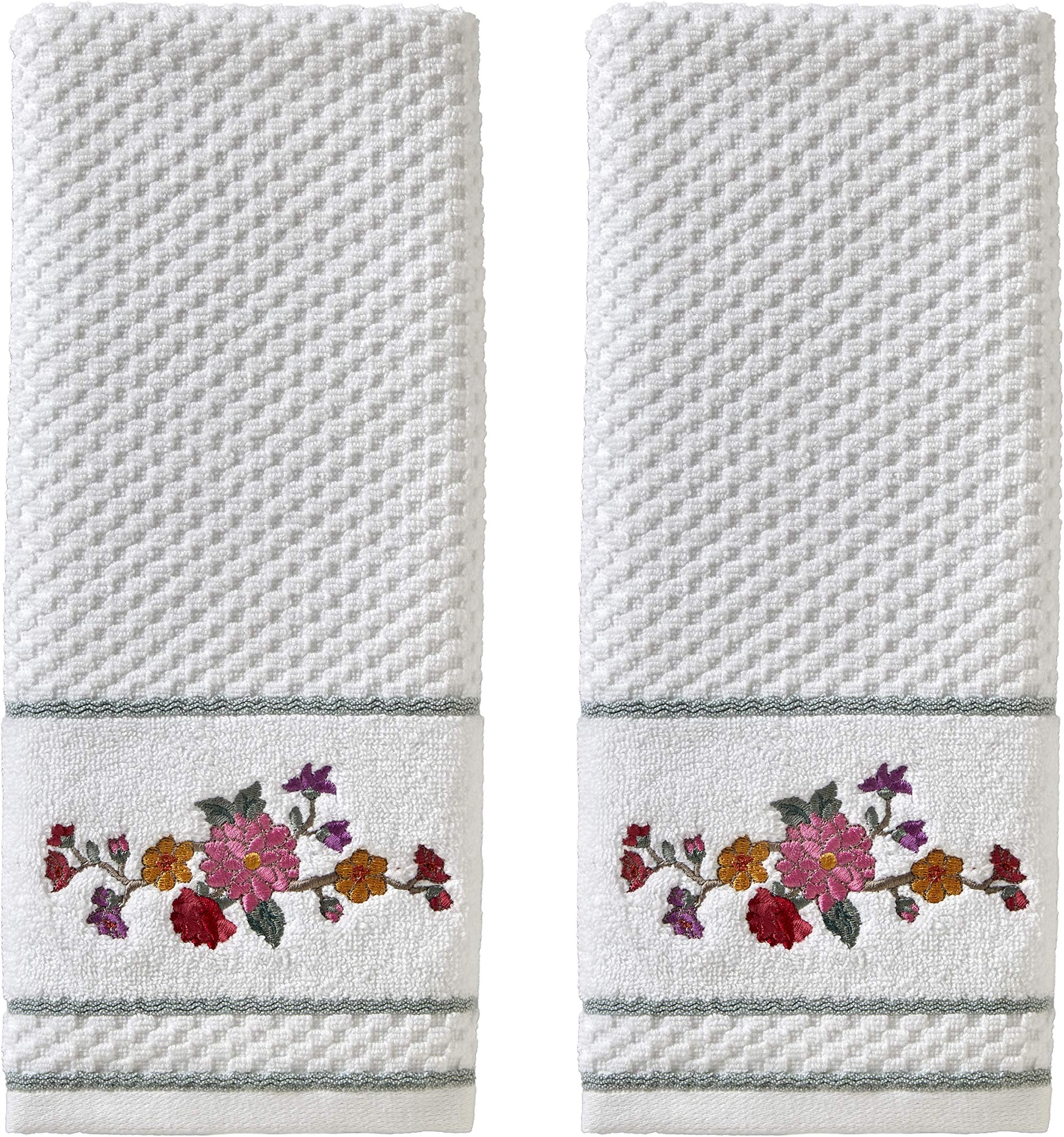 Amazon.com: AOYEGO Floral Hand Towel Watercolor Wild Flower Botanical ...