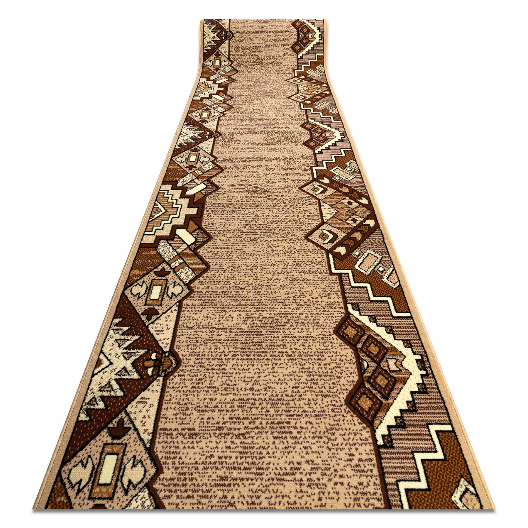 rugsx Läufer BCF Baryton für Flur, Küche beige 60x300 cm
