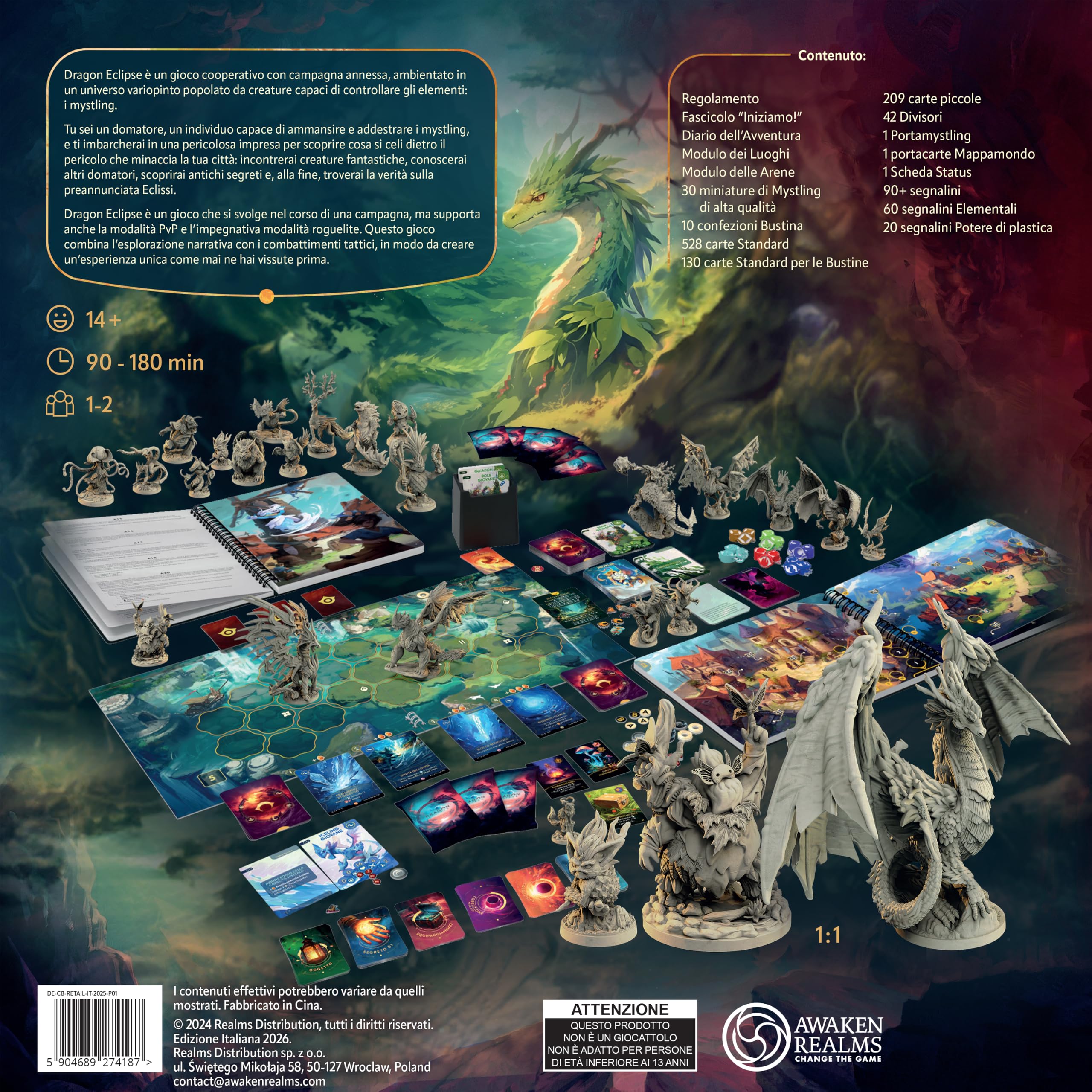DRAGON ECLIPSE – Gioco da Tavolo Strategico e Narrativo (Ed. ITA)
