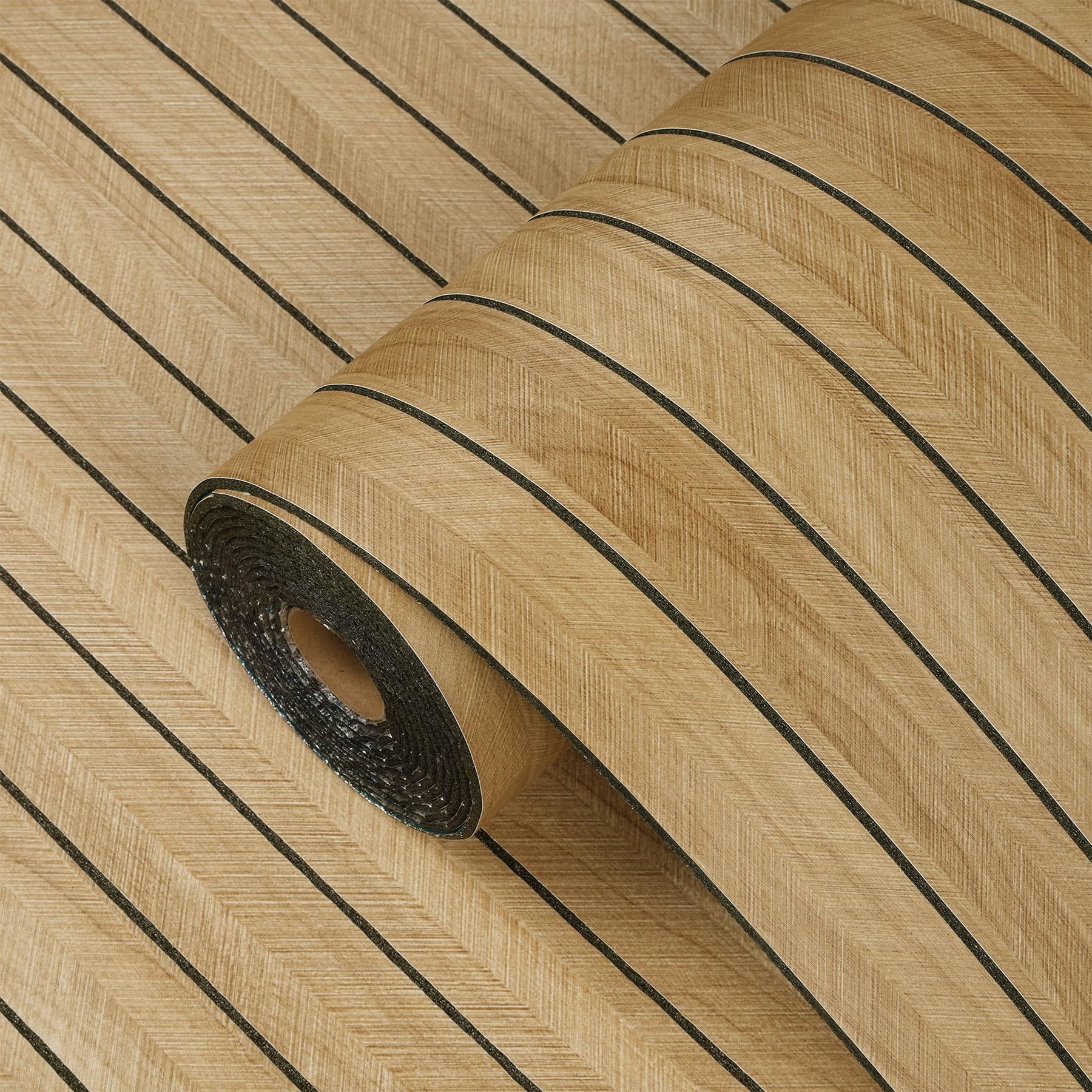 Stickyart Marrone Pannelli Decorativi per Pareti Finto Legno Impermeabile 60cmX500cm Adesivi Murali Soggiorno 3D Pannelli Adesivi Per Pareti Camera da Letto Legno Boiserie Adesiva Soffitto Ufficio