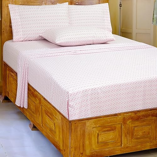 Miniatura 6 de ROYALE LINENS - Sábanas estampadas de 3 piezas tamaño individual - Juego de sábanas de microfibra cepillada 1800 - 1 sábana bajera, 1 sábana