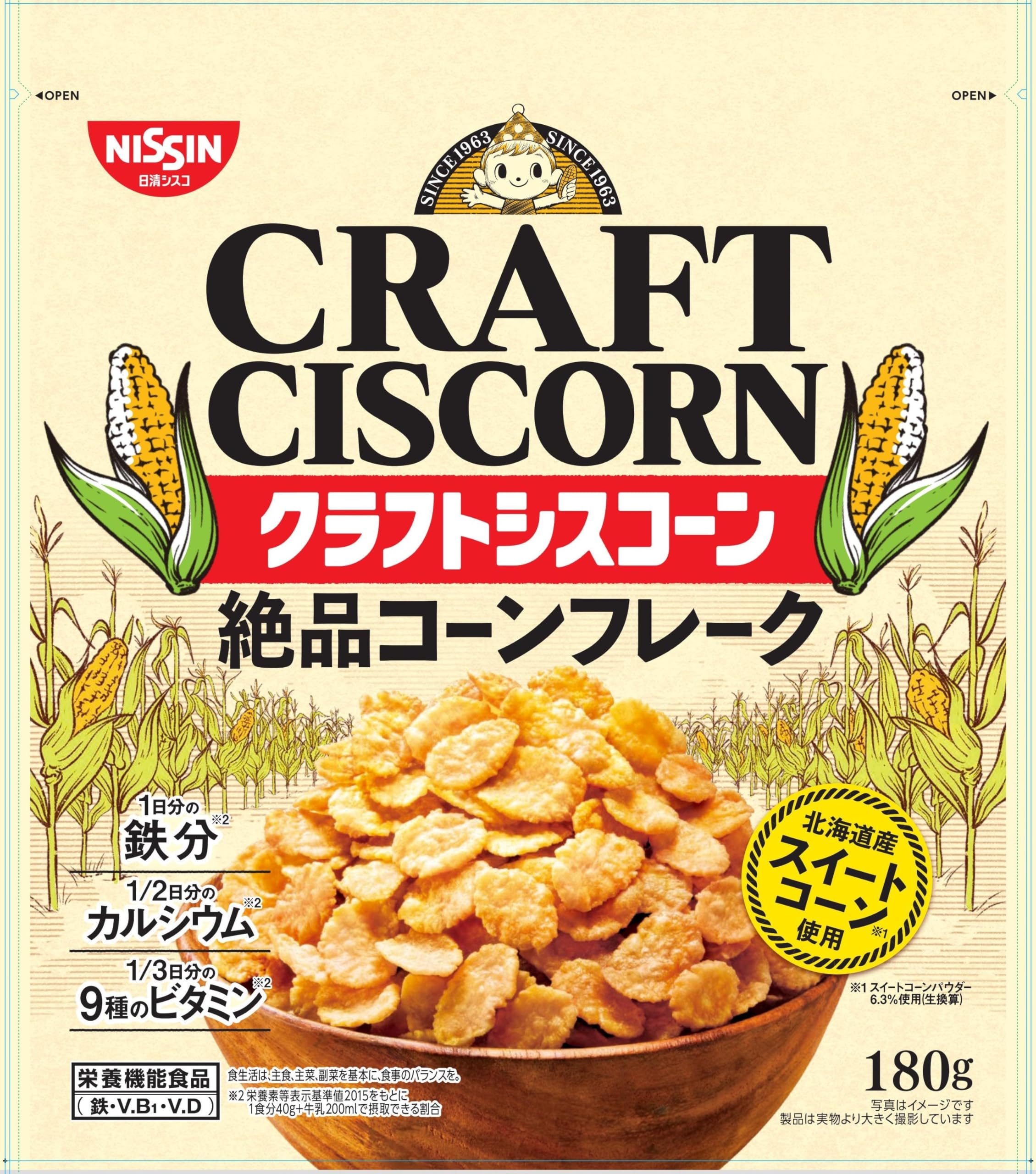 Amazon.co.jp: 日清シスコ クラフトシスコーン 180g : 食品・飲料・お酒