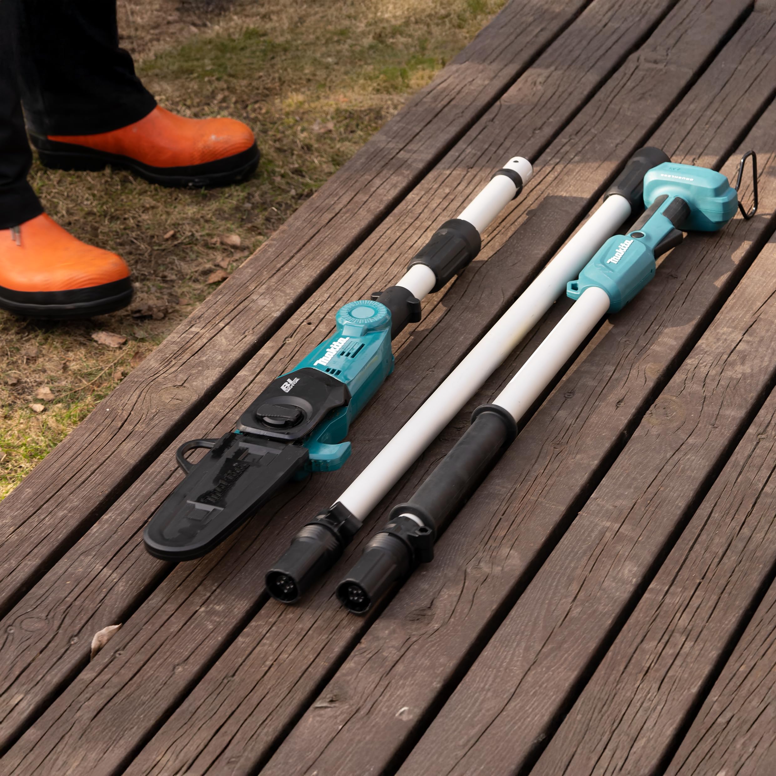 Makita DUA200Z 18V Li-ion LXT - Sierra de poste sin escobillas de 200 mm, baterías y cargador no incluidos