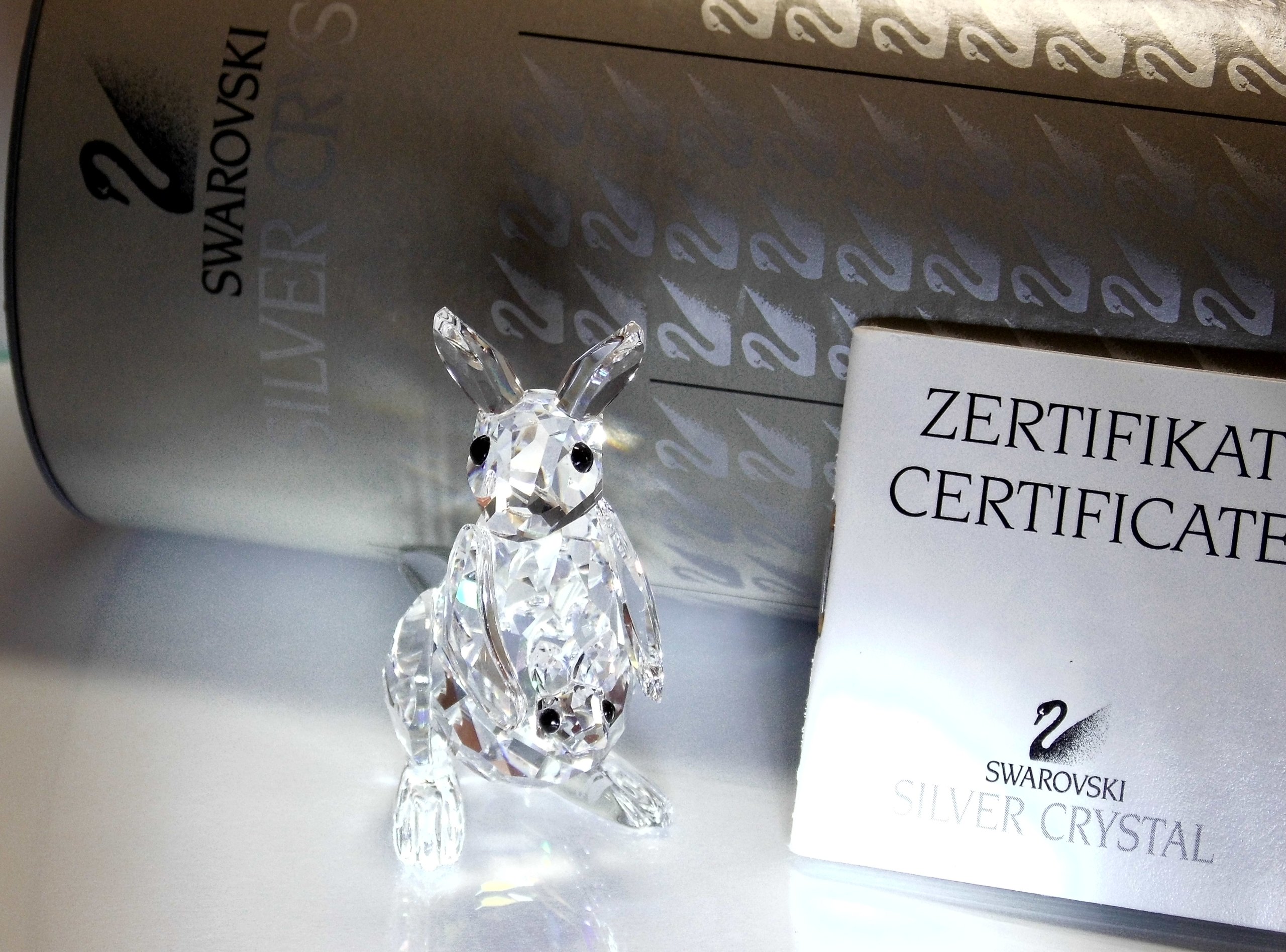 Swarovski Kangaroo and Joey 181756 Retired 2006