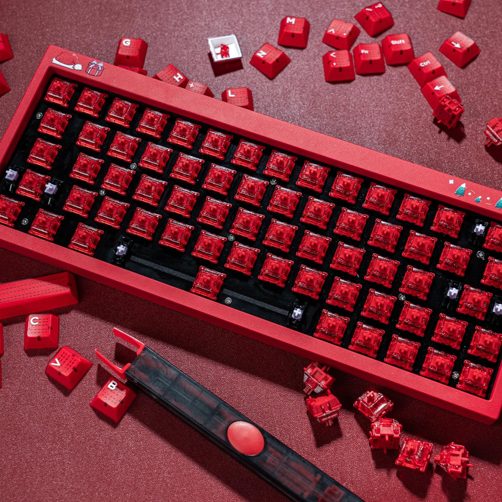 GATERON Magnetic Jade Ruby Keyboard Switches, Linear Factory