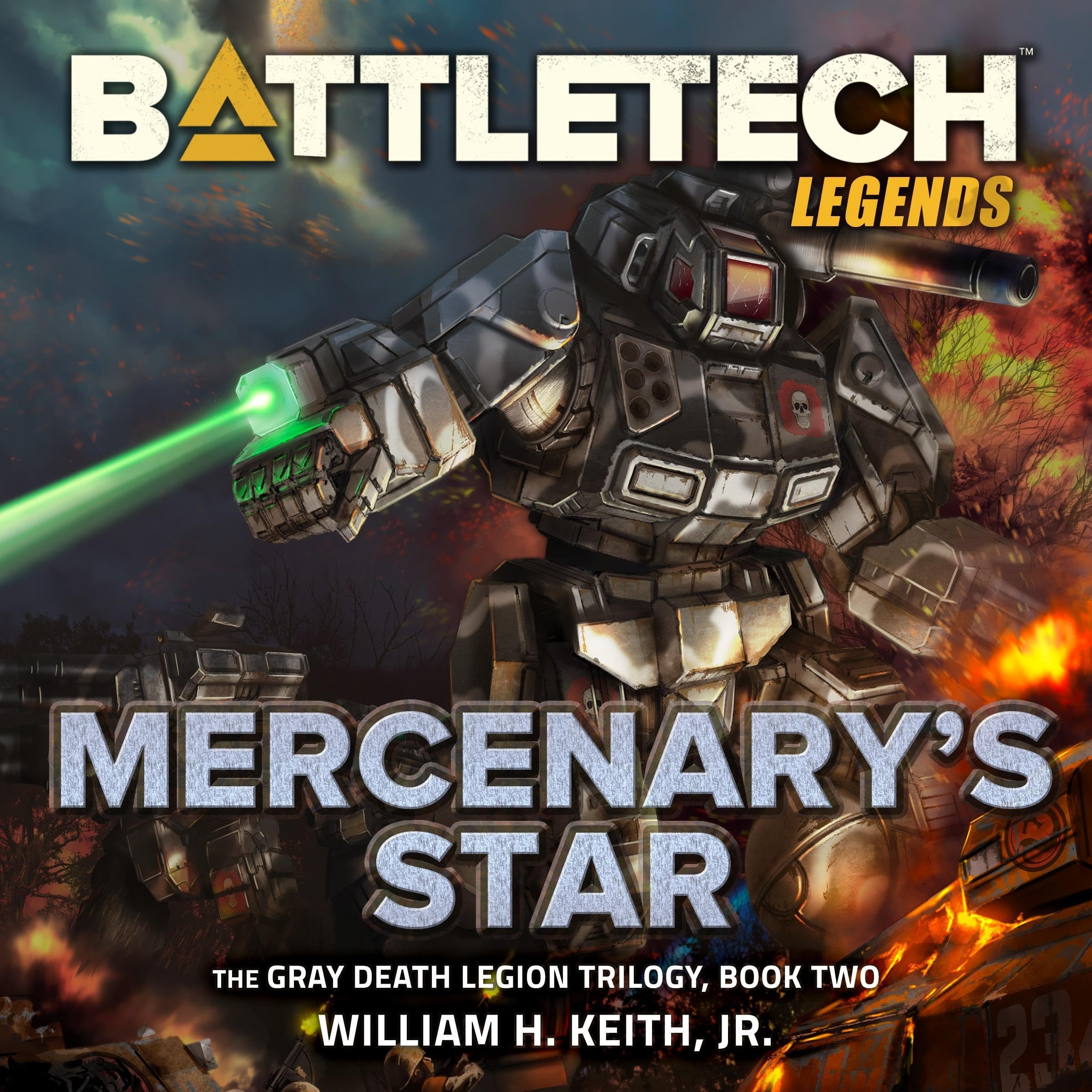 Cover art for BattleTech Legends: Mercenary's Star: The Gray Death Legion Saga, Book 2