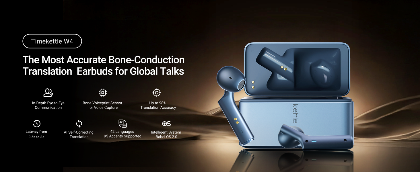 Amazon.com : Timekettle W4 Translation Earbuds,for Global Business