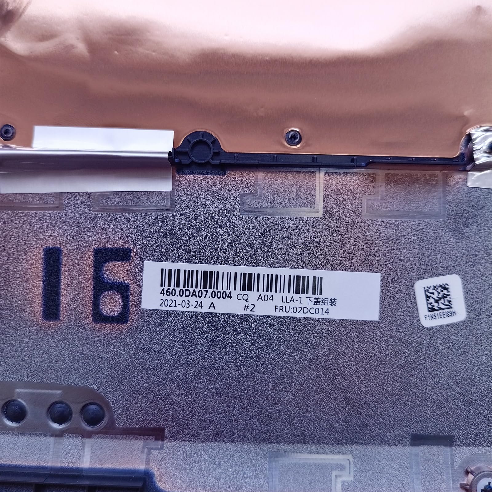 Coperchio Inferiore Fondo Per Lenovo ThinkPad 11e Yoga Gen 6 – 5CB0S95370, Ricambio Originale