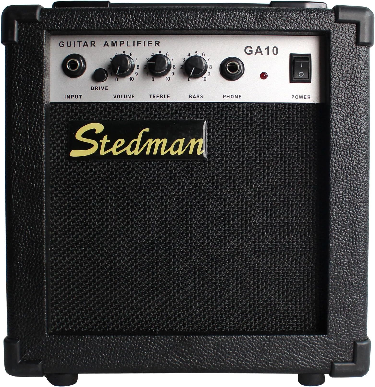 YMC10-Watt Electric Guitar Combo Amplifier with Boost Switch and 1/4" Headphone Out, Starter Amp -Black