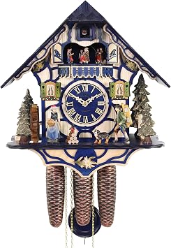 Cuckoo Clock - Black Forest Magic Blue