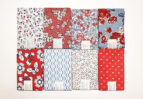 Miniatura 2 de Stitch & Sparkle Paquete de 8 unidades de 18 x 21 pulgadas, para manualidades, costura (mezcla y combinación vintage)