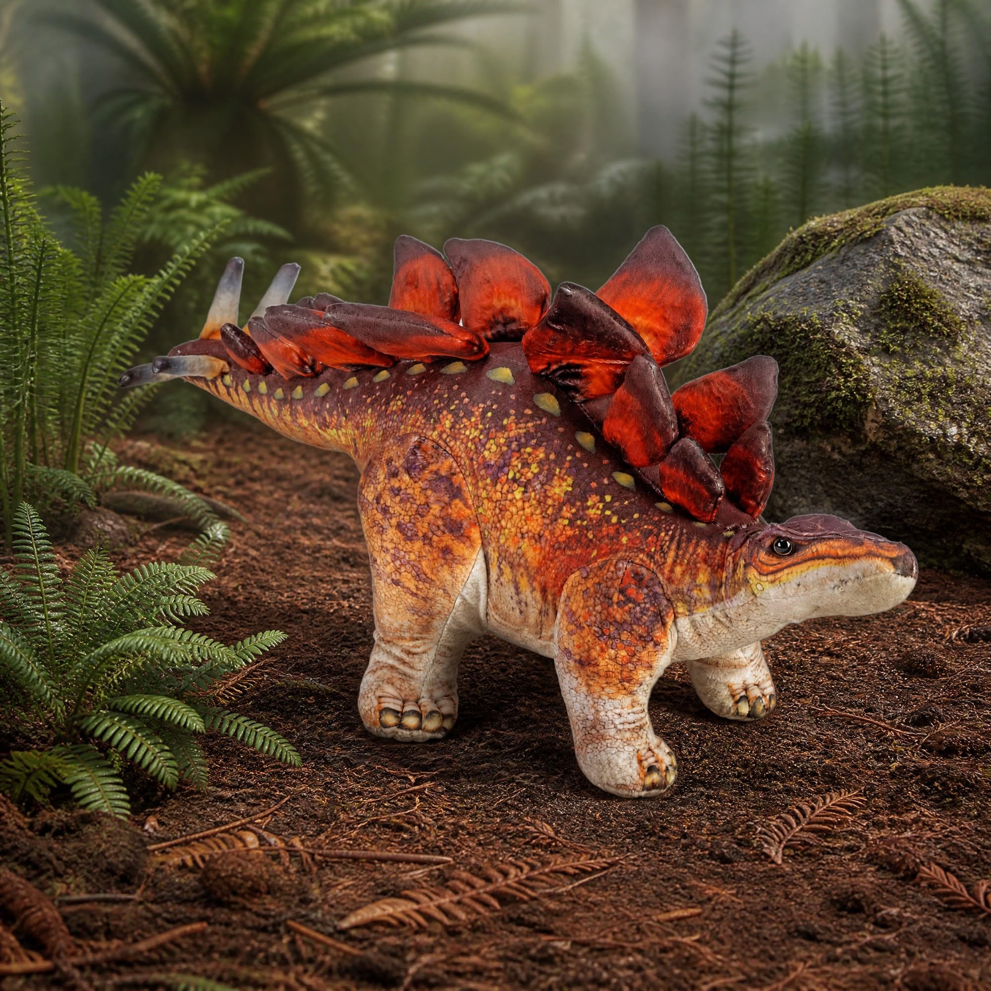 Wild Republic 26563 Stegosaurus Artist Collection, Green, Brown