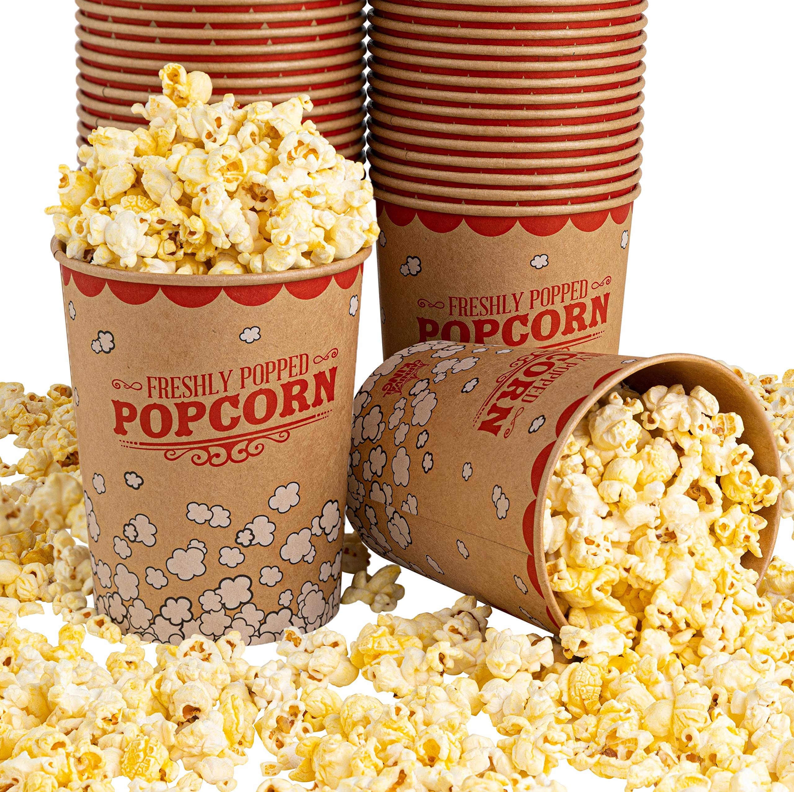 Popcorn Containers Cardboard Popcorn Bucket 85oz,Popcorn Boxes Popcorn