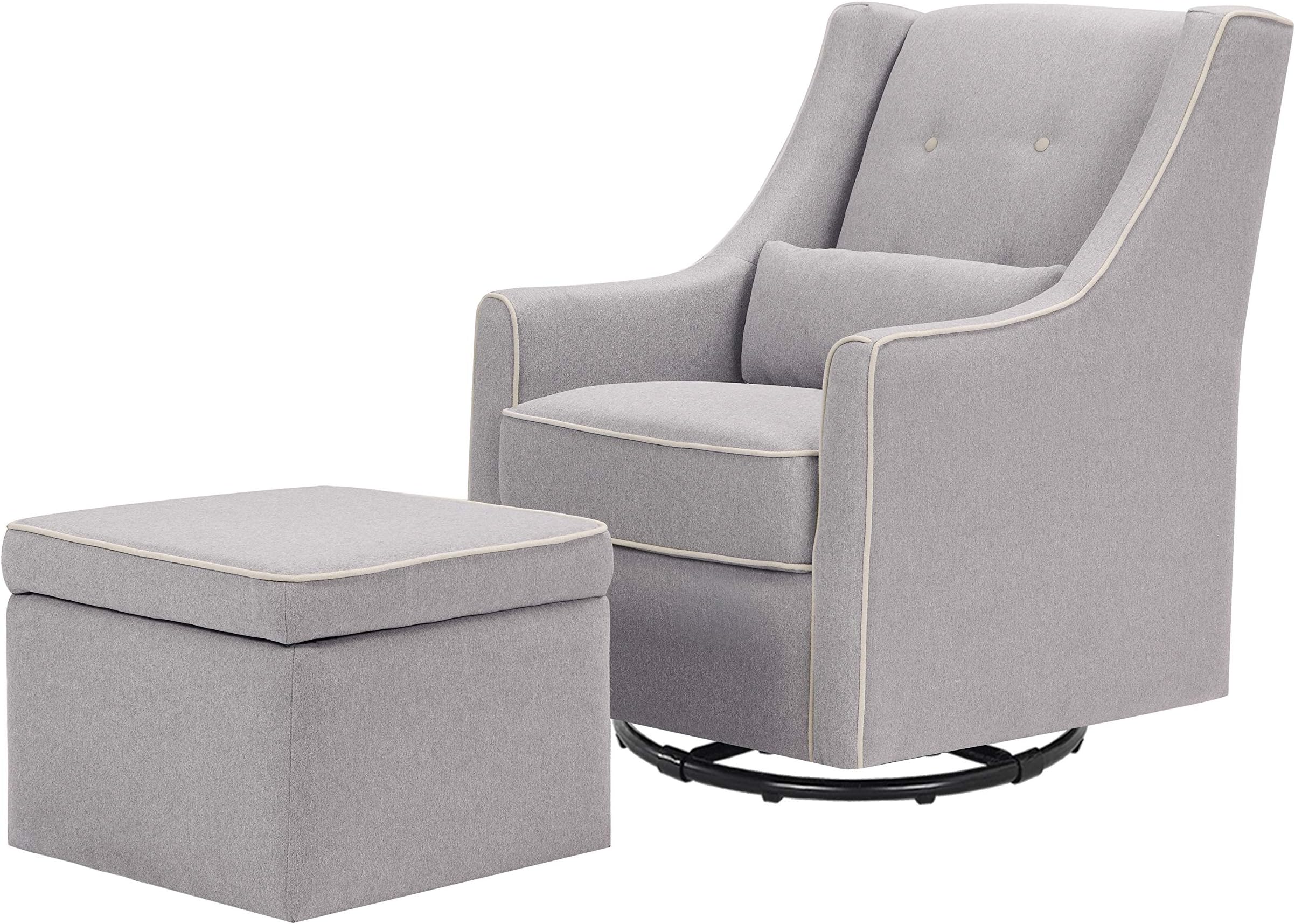 Owen Glider and Storage Ottoman