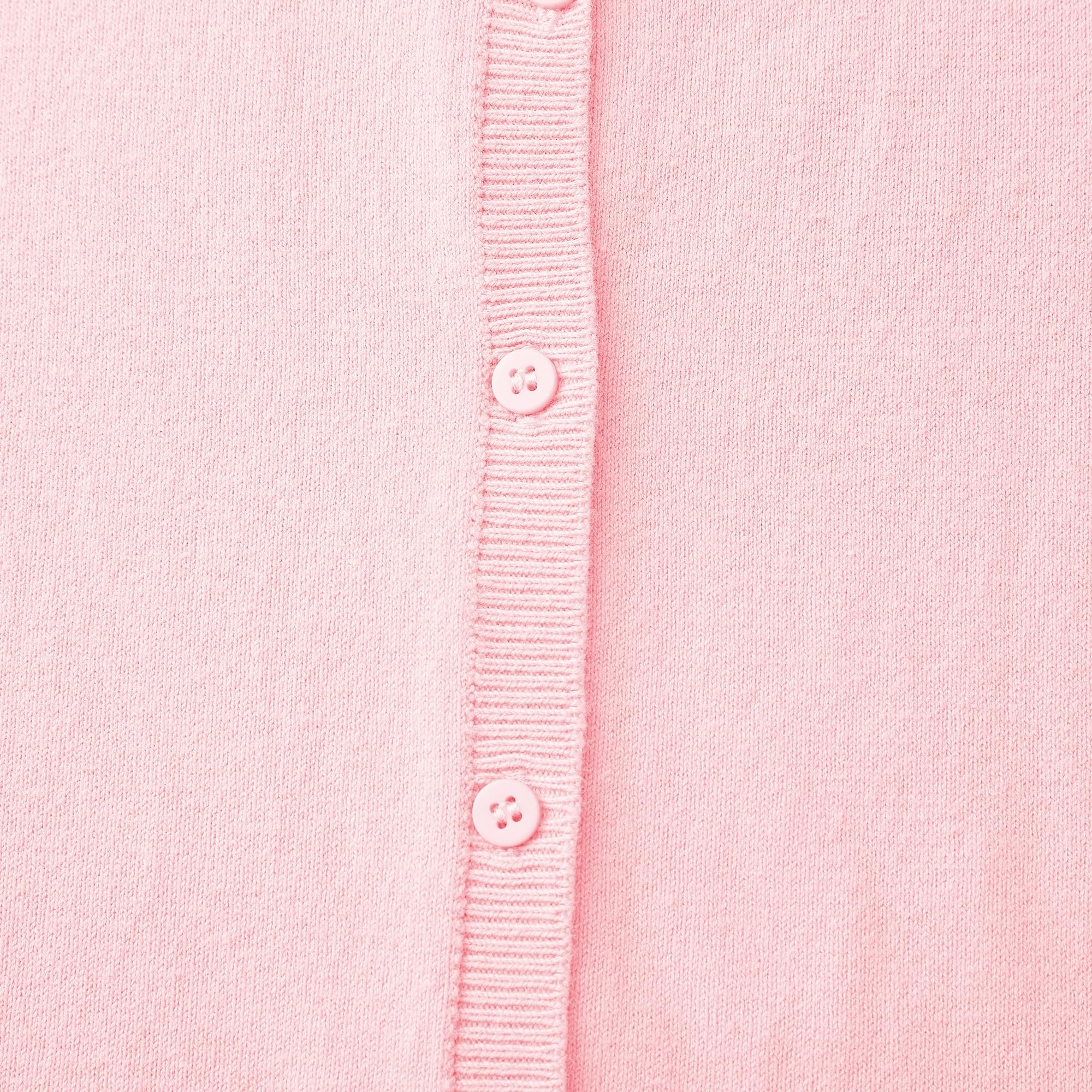 CUNYI Pull pour Fille Gilet à Boutons Cardigan Léger Uniforme Scolaire Manteau Casual Mignon