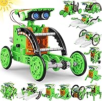 Vista 12 de Juguetes de Robot Solar Educativo STEM 13 en 1 para edades de 8 a 12 años, kit DIY de robots de experimentos científicos de construcción, regalos