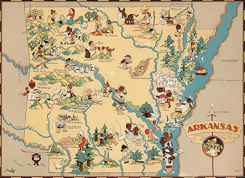 Rompecabezas para adultos 1000 piezas Arkansas mapa de madera rompecabezas juegos de rompecabezas Estados Unidos del estado rompecabezas mapa decorar