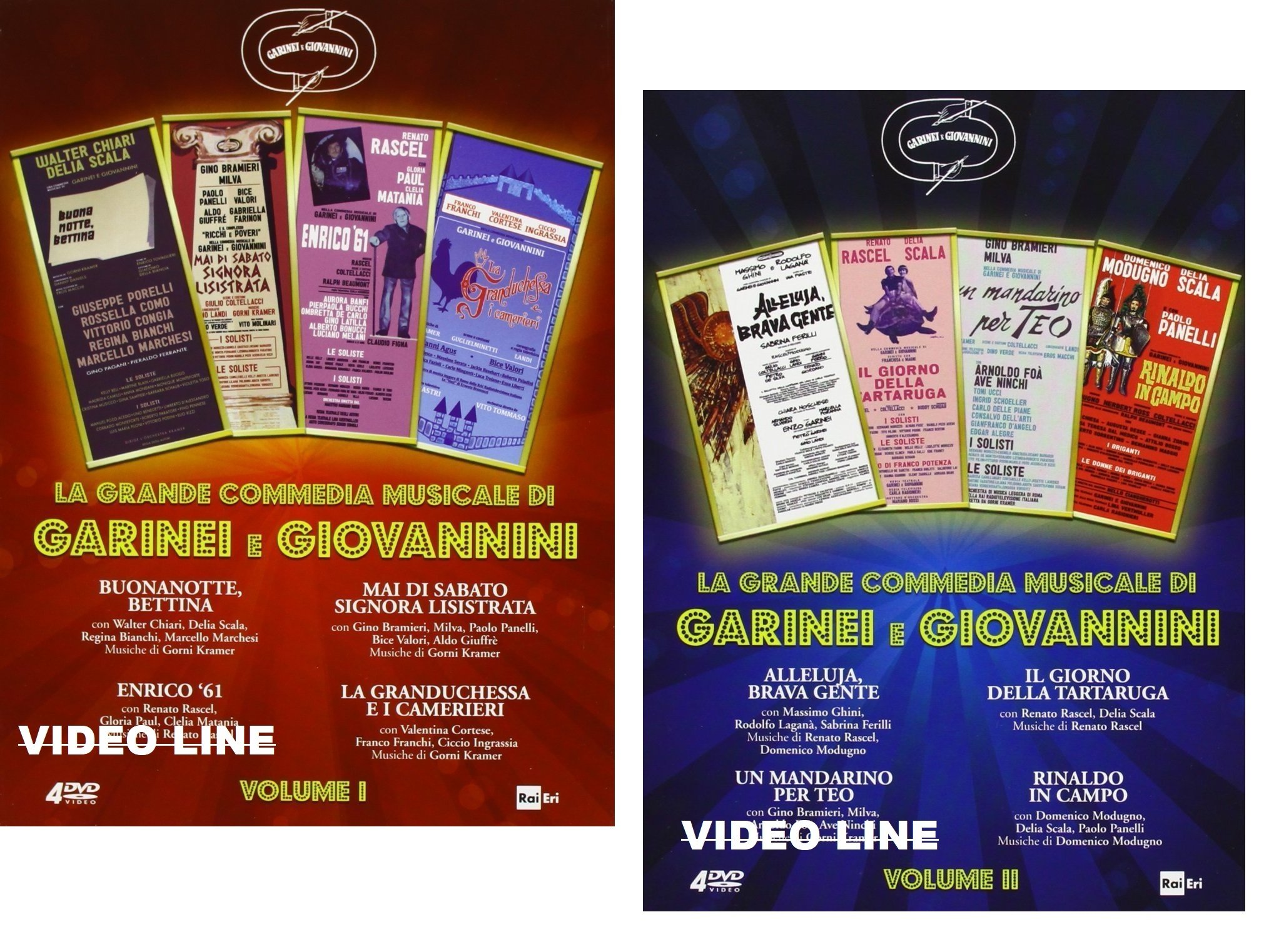 La Grande Commedia Musicale di Garinei e Giovannini Volume 01 - 02 (8 DVD) Edizione Italiana