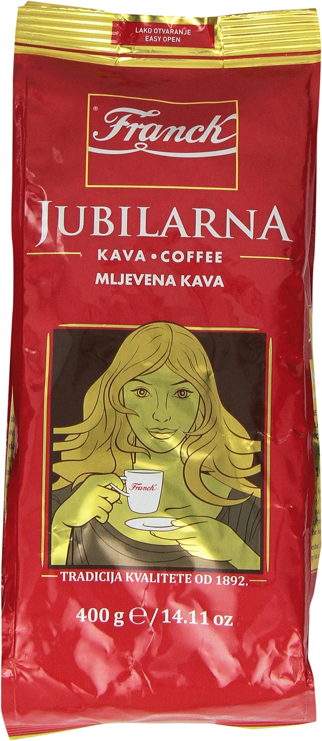 FRANCK JUBILARNA GROUND COFFEE 400g
