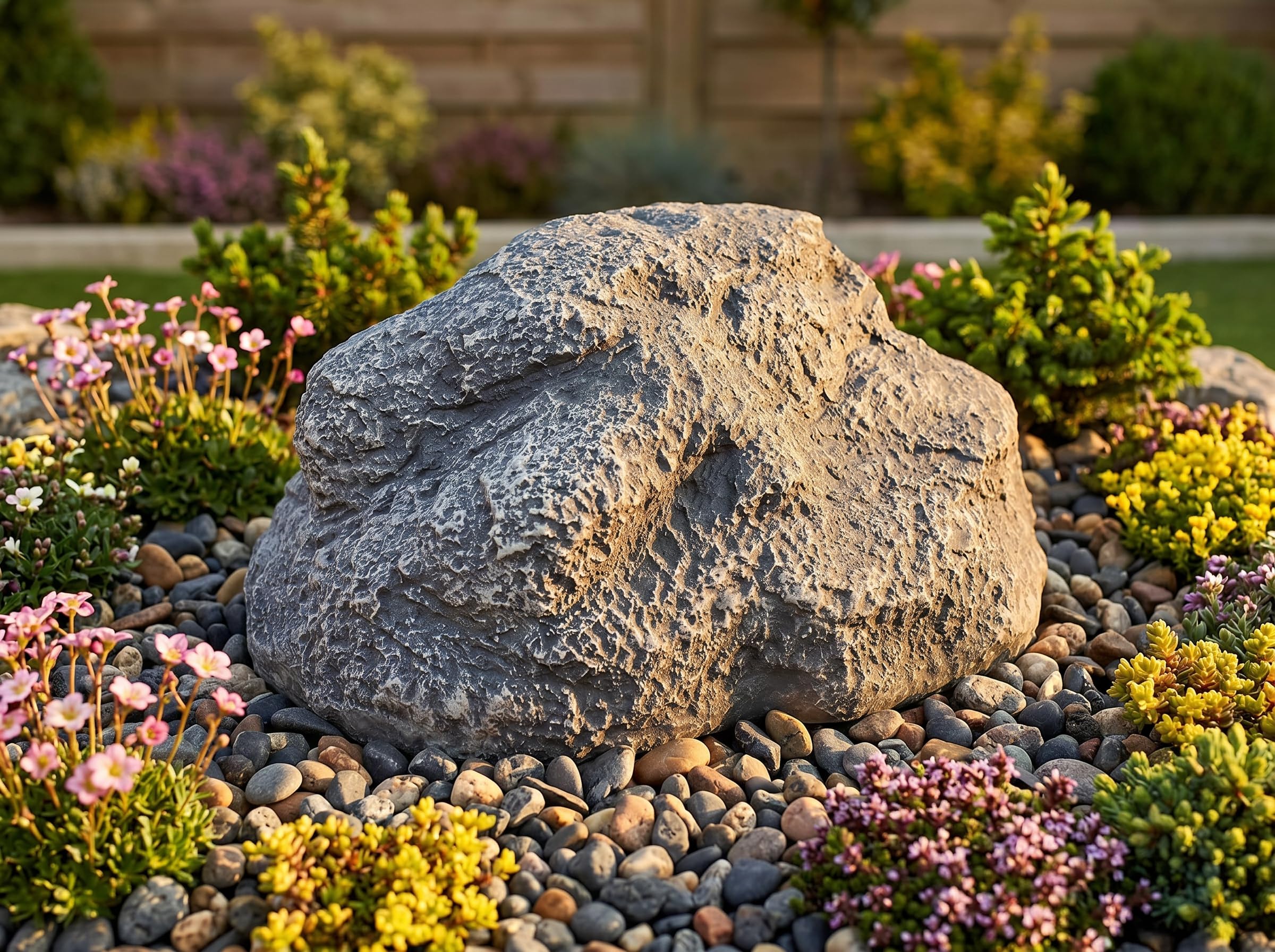 Arnusa Faux Rocher pour Cacher Les Utilitaires de Jardin 45 cm x 31 cm Couverture décorative Décoration de Jardin