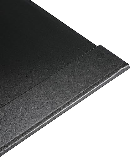 Miniatura 8 de Protector de escritorio de cuero de 30 x 18 pulgadas con rieles laterales para escritura, protector de escritorio ejecutivo para oficina, hogar,